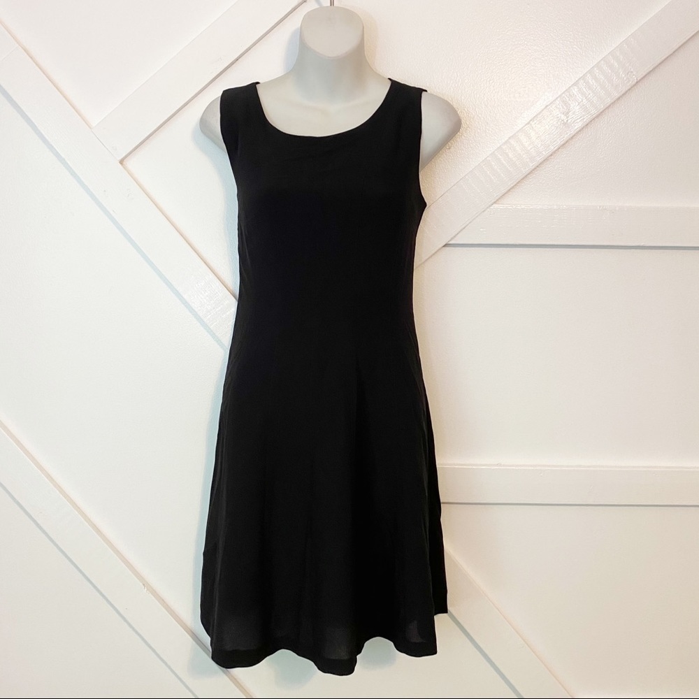 NWT BuyFun Sleeveless Shift Dress Black Sz M